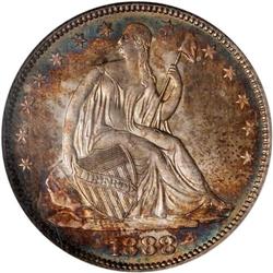 1888 Liberty Seated 50C NGC MS67
