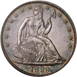 1889 Liberty Seated 50C PCGS Proof 64