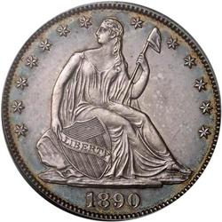 1890 Liberty Seated 50C PCGS PR64