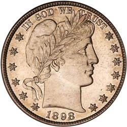 1898-O Barber 50CPCGS MS65