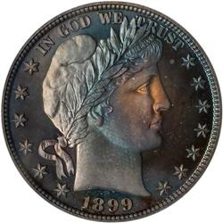 1899 Barber 50C PCGS Proof 68 Ex. Friend