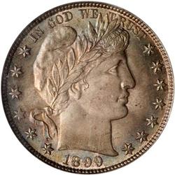 1899 Barber 50C PCGS MS65