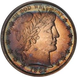 1904 Barber 50C NGC Proof 68 Ex. Friend