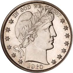 1910 Barber 50C NGC Proof 66