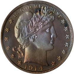 1914 Barber 50C PCGS Proof 67 Ex. Friend
