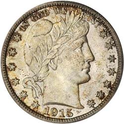 1915-D Barber 50C PCGS MS63