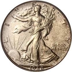 1938 Liberty Walking Half Dollar. PCGS PF65
