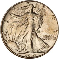 1941-S Liberty Walking Half Dollar NGC MS65