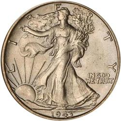 1943-S Liberty Walking Half Dollar NGC MS65
