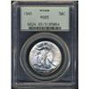 1945 Liberty Walking Half Dollar PCGS MS65