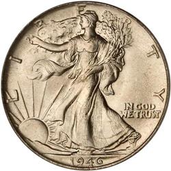 1946 Liberty Walking Half Dollar PCGS MS66
