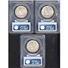 Image 2 : 1937 Walking Liberty PDS Set all graded PCGS MS64