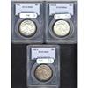 Image 3 : PDS Set of Walking Liberty Half Dollars PCGS