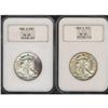 Image 3 : Lot of Two 1946-S Walking Liberty Half Dollars