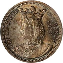 1893 Isabella 25C NGC MS67