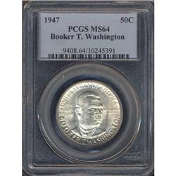 1947 BT Washington 50C PCGS MS64
