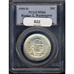 1950-D BT Washington 50C PCGS MS66
