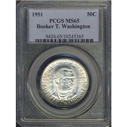 1951 BT Washington 50C PCGS MS65
