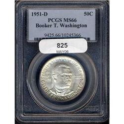 1951-D BT Washington 50C PCGS MS66
