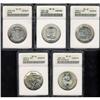 Image 1 : Lot of Five Commemorative Half Dollars
