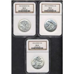 Lot of Three Silver Commemoratives