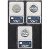 Image 2 : Lot of Three Silver Commemoratives