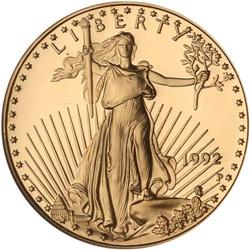 1992. Gold Eagle $25 NGC PF70 Ultra Cam