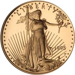 1995. Gold Eagle $25 NGC PF70 Ultra Cam