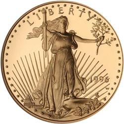 1996. Gold Eagle $25 NGC PF70 Ultra Cam