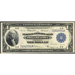 F-714. 1918. $1 Federal Reserve Note