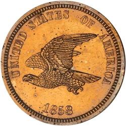 1858 Pattern 1C. J-206 PCGS Proof 62