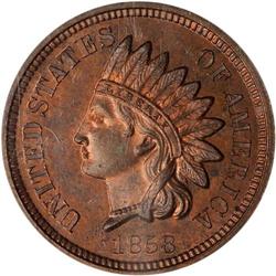 1858 Pattern 1C. J-210 PCGS Proof 64