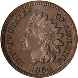 1864 Pattern 1C. J-356a NGC MS64 BR