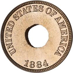 1884 Pattern 1C. J-1721 PCGS Proof 66