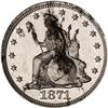 Image 1 : 1871 Pattern 10C. J-1082 NGC Proof 63