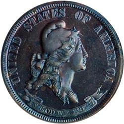 1869 Pattern 25C. J-724 NGC PF65 BR