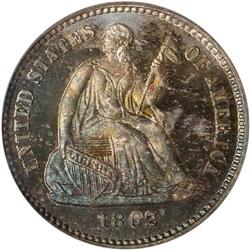 1862 Liberty Seated H10C PCGS Proof 67