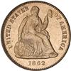 Image 1 : 1862 Liberty Seated H10C PCGS Proof 65