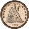 Image 1 : 1862 Liberty Seated 25C PCGS Proof 63