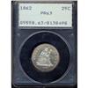 Image 3 : 1862 Liberty Seated 25C PCGS Proof 63