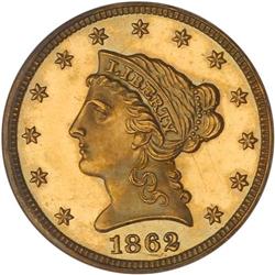 1862 $2.50 Liberty PCGS Proof 63