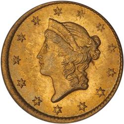 1851-O $1 Gold LibertyPCGS MS65