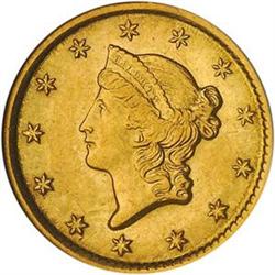 1851-O $1 Gold Liberty Net MS60 (NTC MS62)