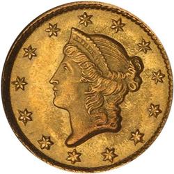 1852-C $1 Gold Liberty NGC MS64