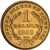Image 2 : 1852-C $1 Gold Liberty NGC MS64