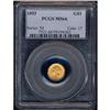 Image 3 : 1853 $1 Gold Liberty PCGS MS66