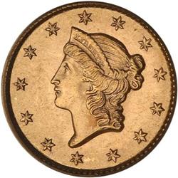 1853 $1 Gold Liberty PCGS MS63