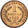Image 2 : 1853 $1 Gold Liberty PCGS MS63