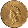 Image 1 : 1854 $1 Gold Indian Type 2 PCGS MS65