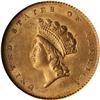 Image 1 : 1854 $1 Gold Indian Type 2 NGC MS62